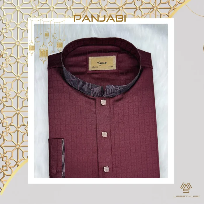 Men's Exclusive Panjabi Maroon