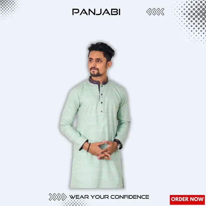 Men's Exclusive Panjabi Lime